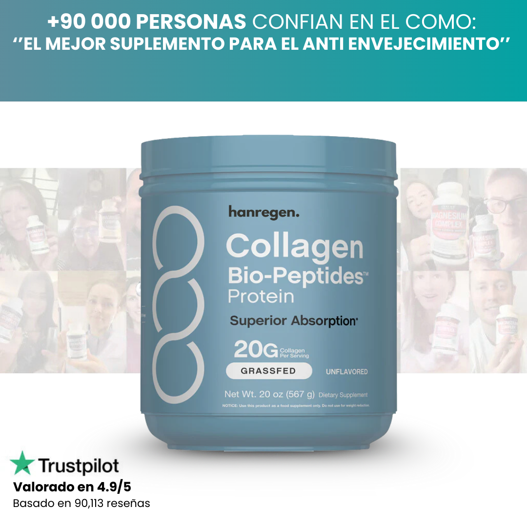 Hanregen Colágeno® Péptidos de Alta Pureza Anti-Edad