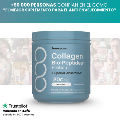 Hanregen Colágeno® Péptidos de Alta Pureza Anti-Edad
