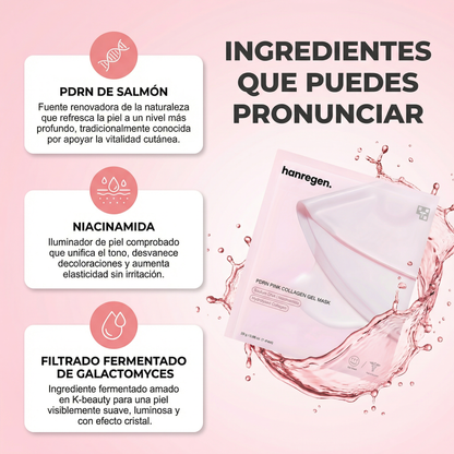 Hanregen® Mascarilla PDRN de Salmón y Colágeno